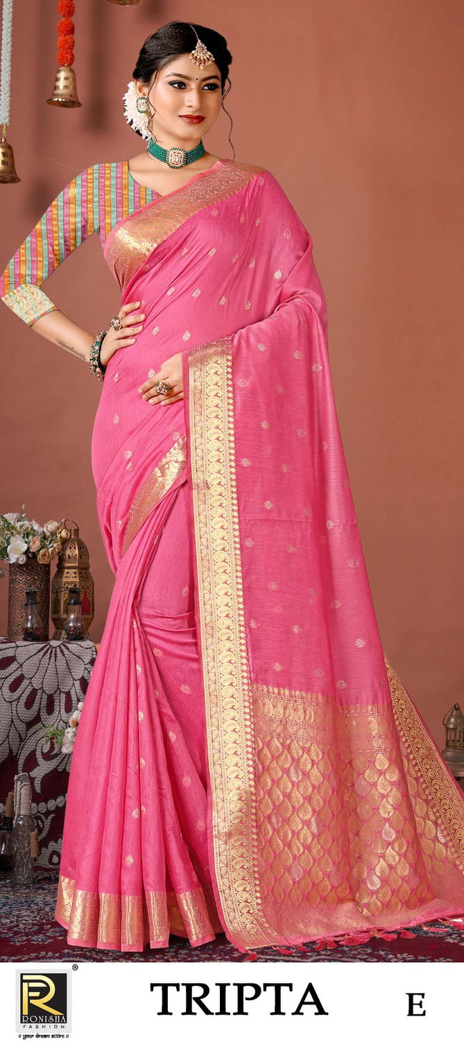 Tripta By Ronisha Colors Banarasi Silk Sarees Catalog